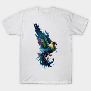 Colourful eagle art T-Shirt